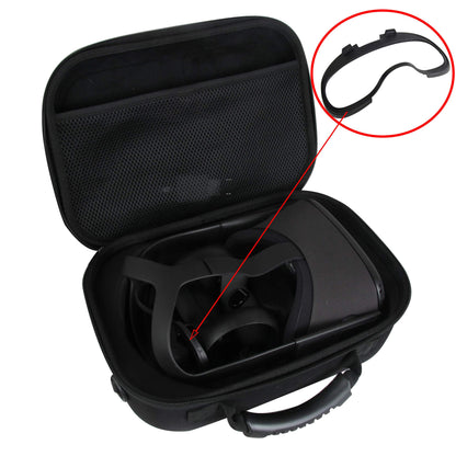 adada Hard Travel Case for Meta Quest 3/Oculus Quest 2 - Black VR Headset Storage Solution
