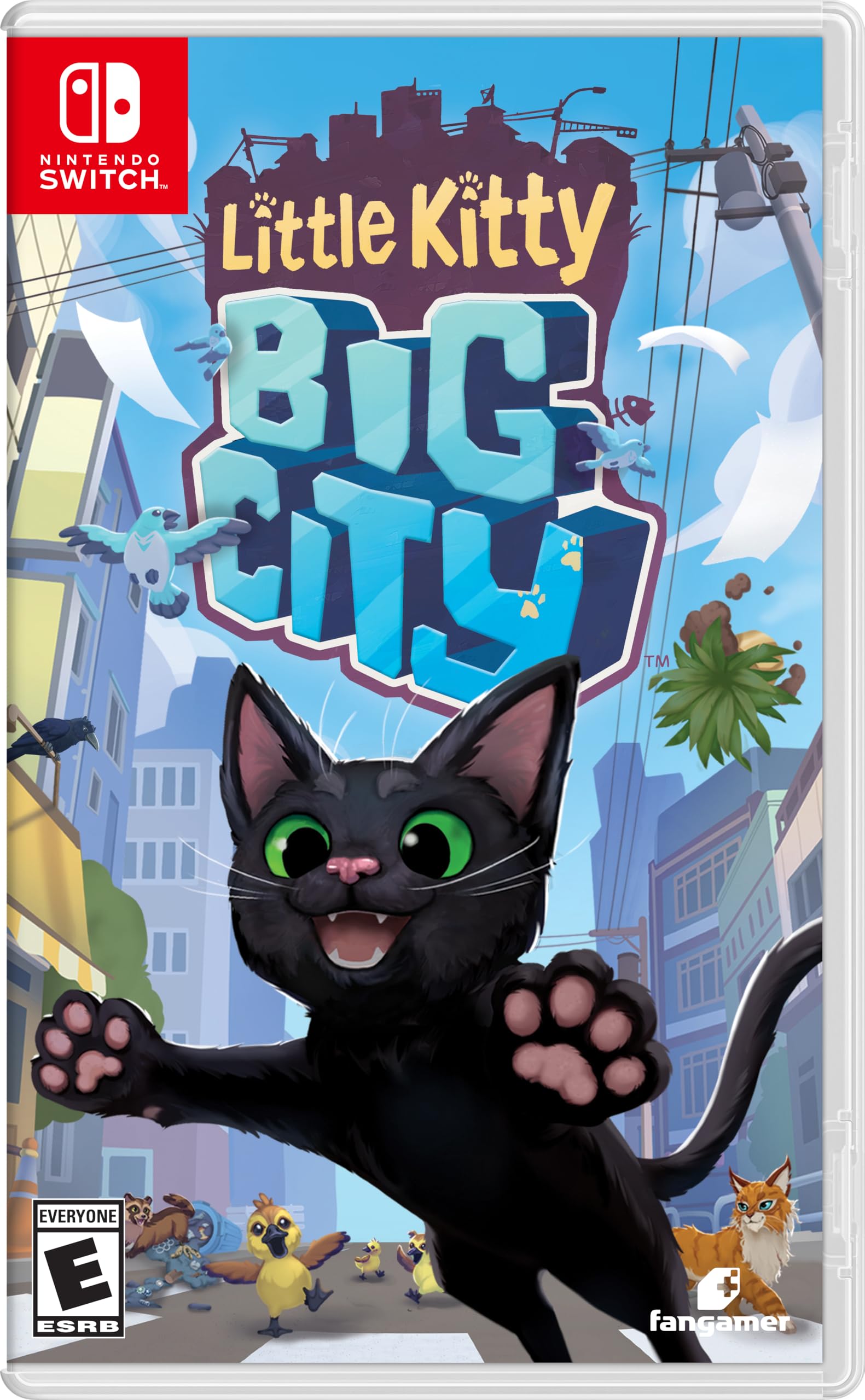 Fangamer Little Kitty, Big City Game for Nintendo Switch - Fun Adventure Gameplay
