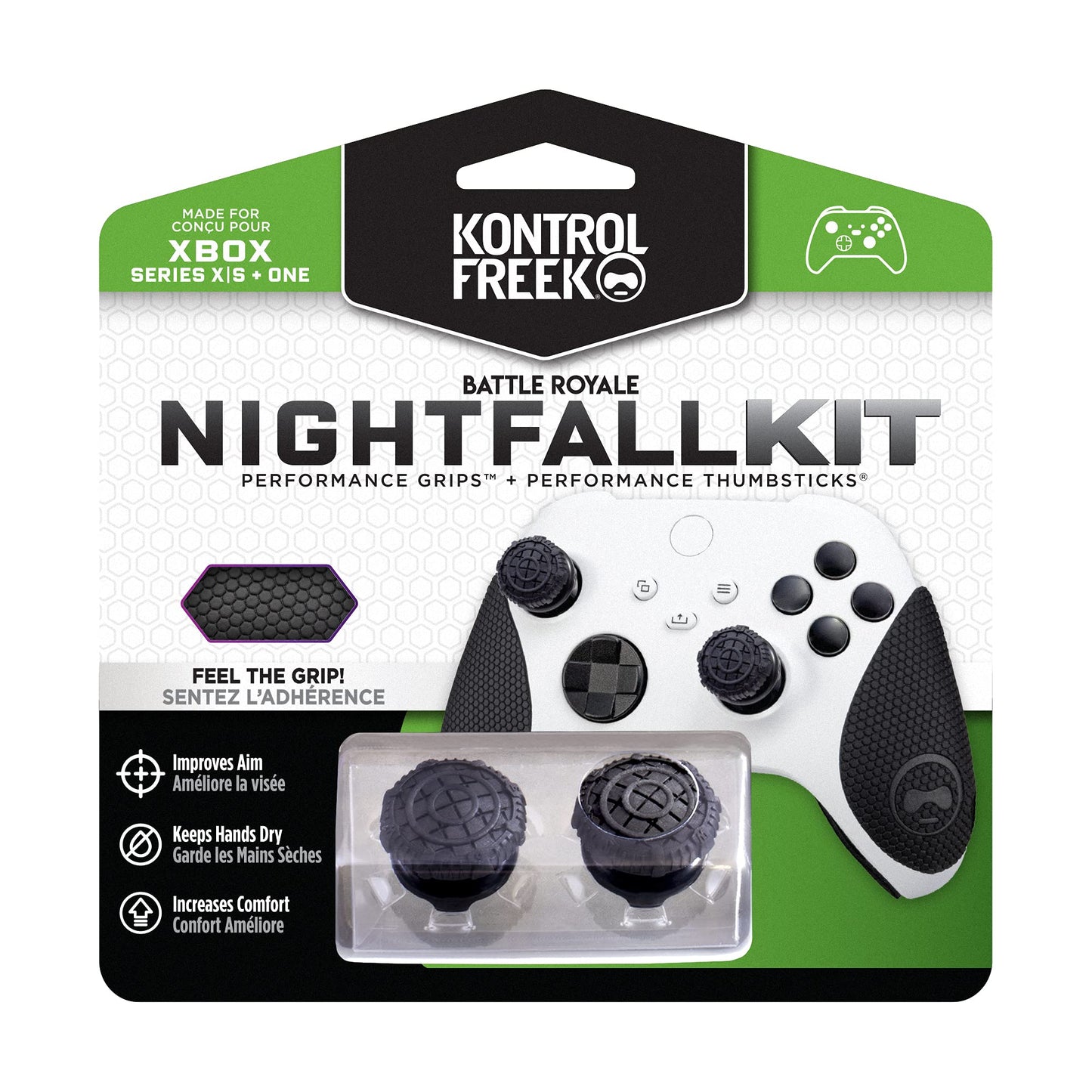 KontrolFreek FPS FreekABattle Royale Nightfall Performance KitAfor Xbox One and Xbox Series X controller  IncludesAPerformanceAT