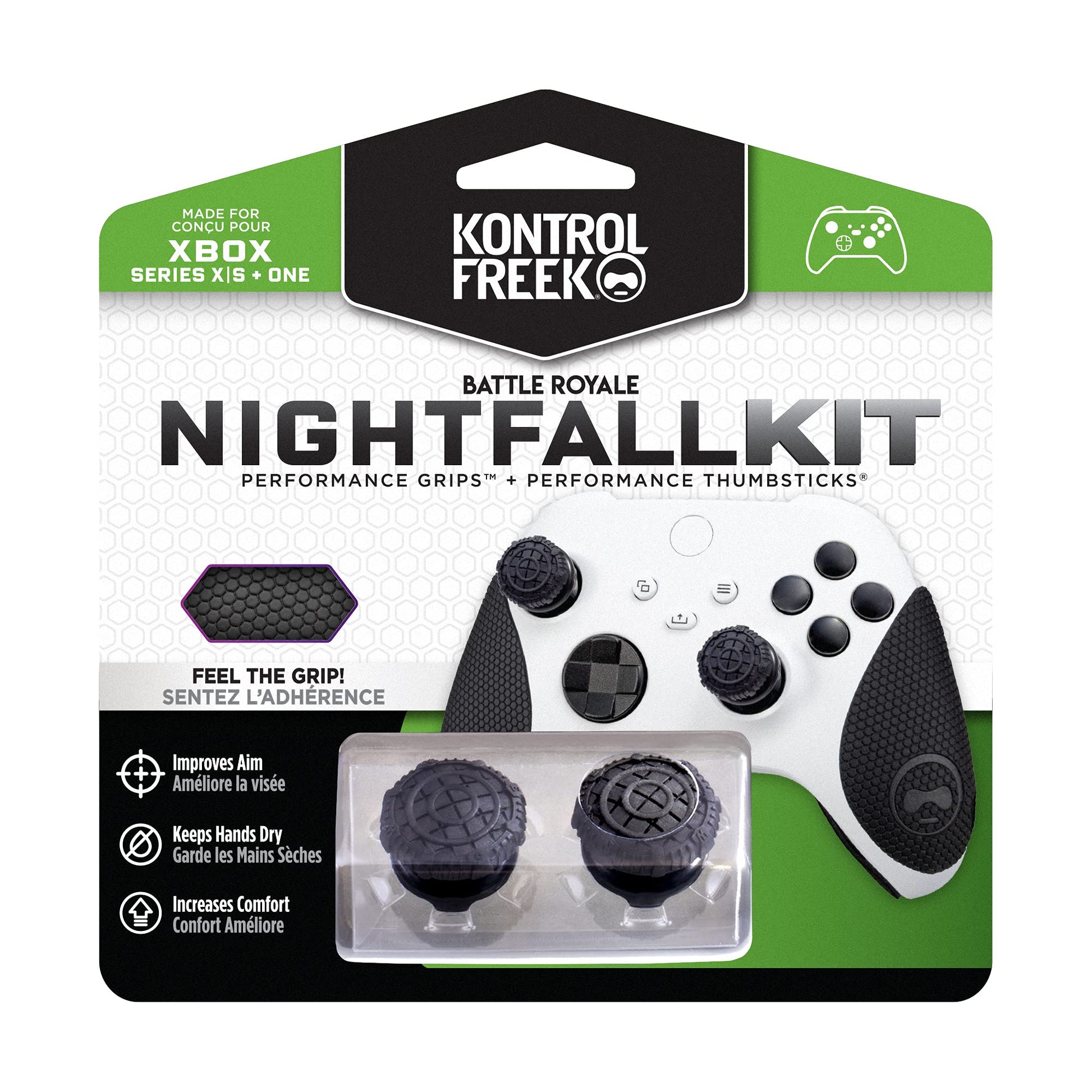 KontrolFreek FPS FreekABattle Royale Nightfall Performance KitAfor Xbox One and Xbox Series X controller  IncludesAPerformanceAT