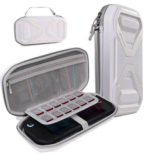 SUPCASE for Nintendo Switch 2 Carrying Case 2025  [12 Game Card Storage] [Military-Grade Protection] Spacious Portable Hard Shell Tpartyl Bag for Nintendo Switch 2 Console & Accessories  White