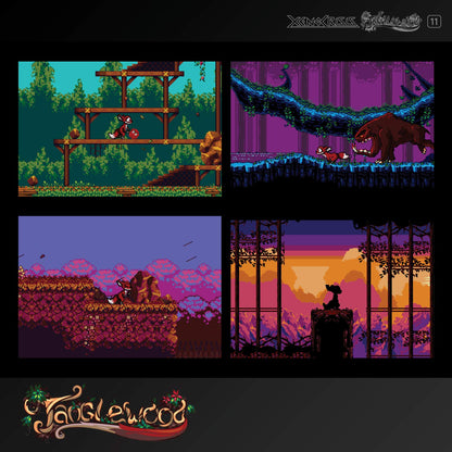 Blaze Evercade Xeno Crisis/Tanglewood Dual Game Cartridge - Red & Black, Model BEXE-ACC, Electronic Games