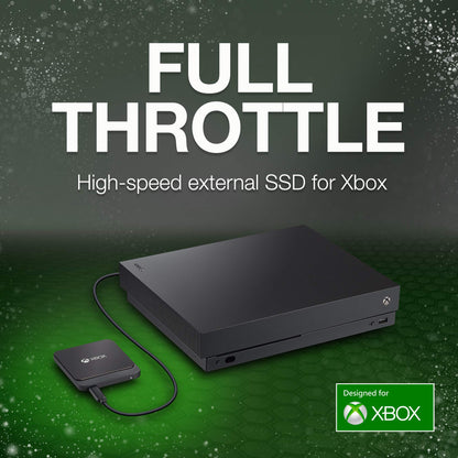 Seagate Game Drive for Xbox 1TB SSD - Portable USB 3.0, Black, Includes 2 Month Xbox Game Pass, Model STHB1000401