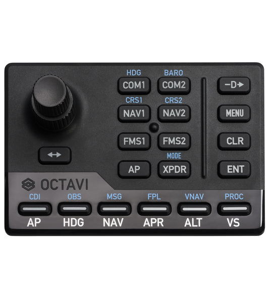 OCTAVI IFR-1 Compact Cockpit - High-Precision Controls for Flight Simulation - Black