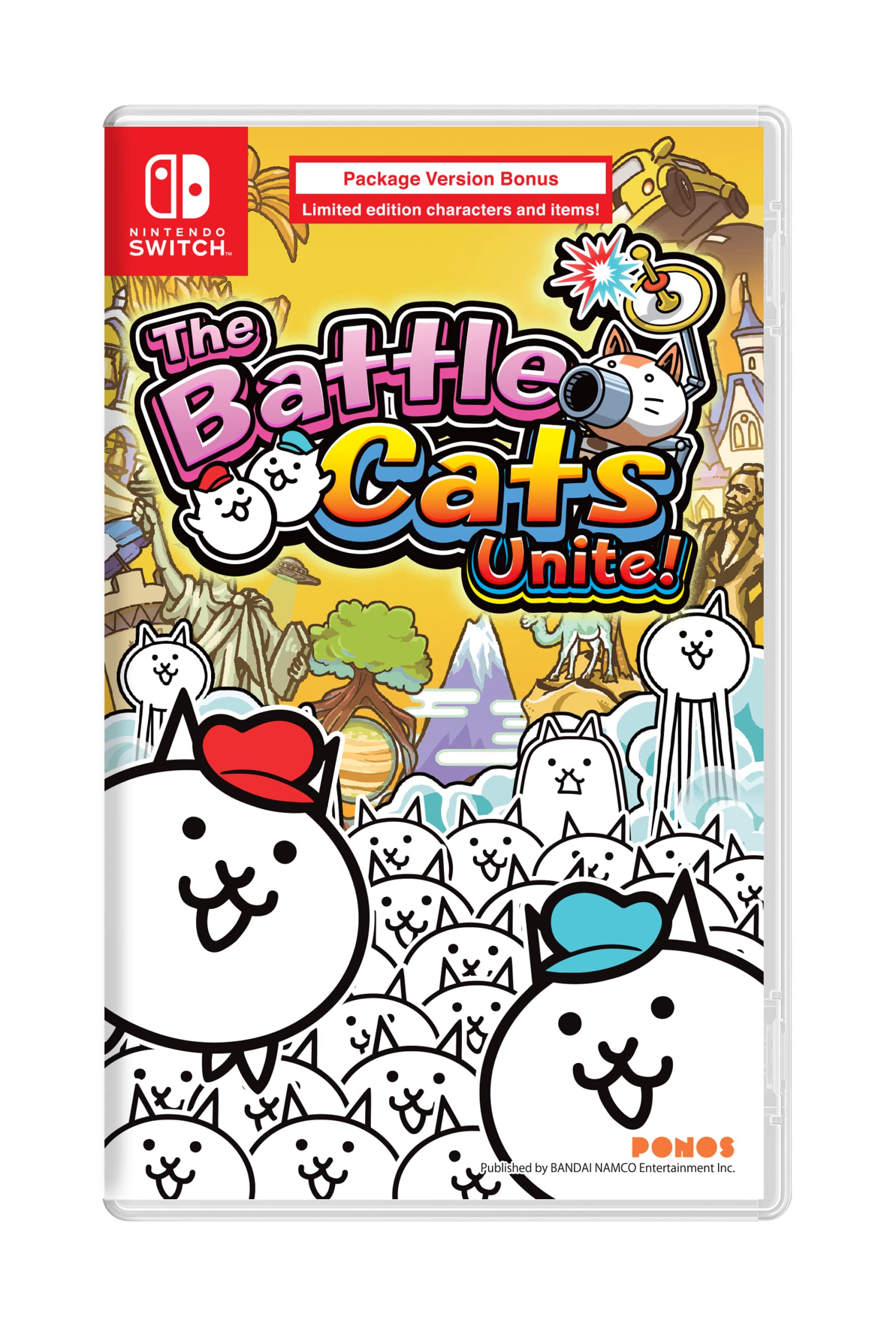 BANDAI NAMCO The Battle Cats Unite! - Nintendo Switch (Non-US Version) - Model HAC-P-AQ3PD
