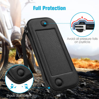 FINTIE Slim Carrying Case for Nintendo Switch OLED/Switch 2017 - Shockproof Travel Bag with 10 Game Cartridges, Evening Ombre