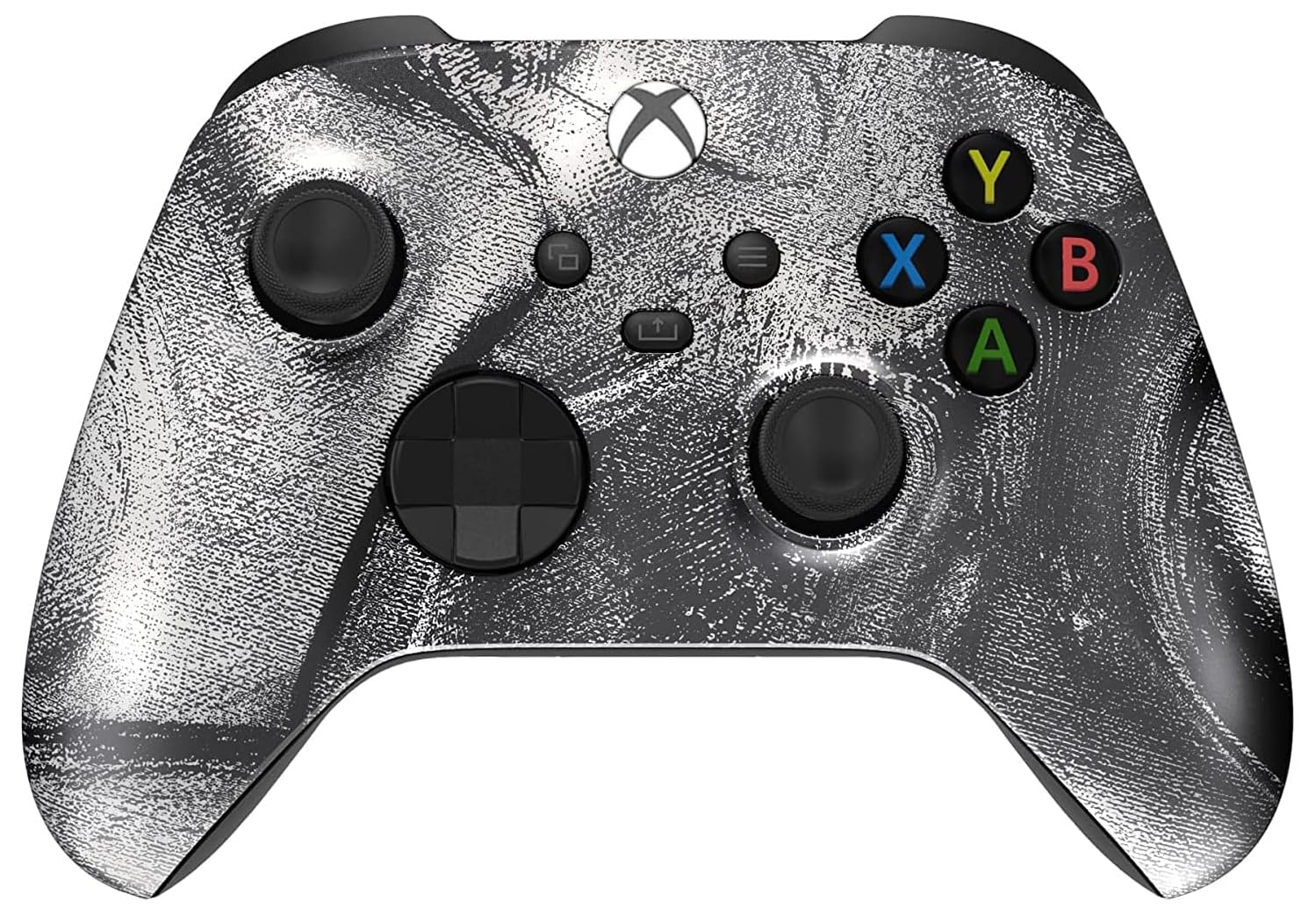 Custom Controllerzz Wireless Controller for Xbox Series X/S & One - Soft Touch - X/S Silver Swirl