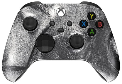Custom Controllerzz Wireless Controller for Xbox Series X/S & One - Soft Touch - X/S Silver Swirl