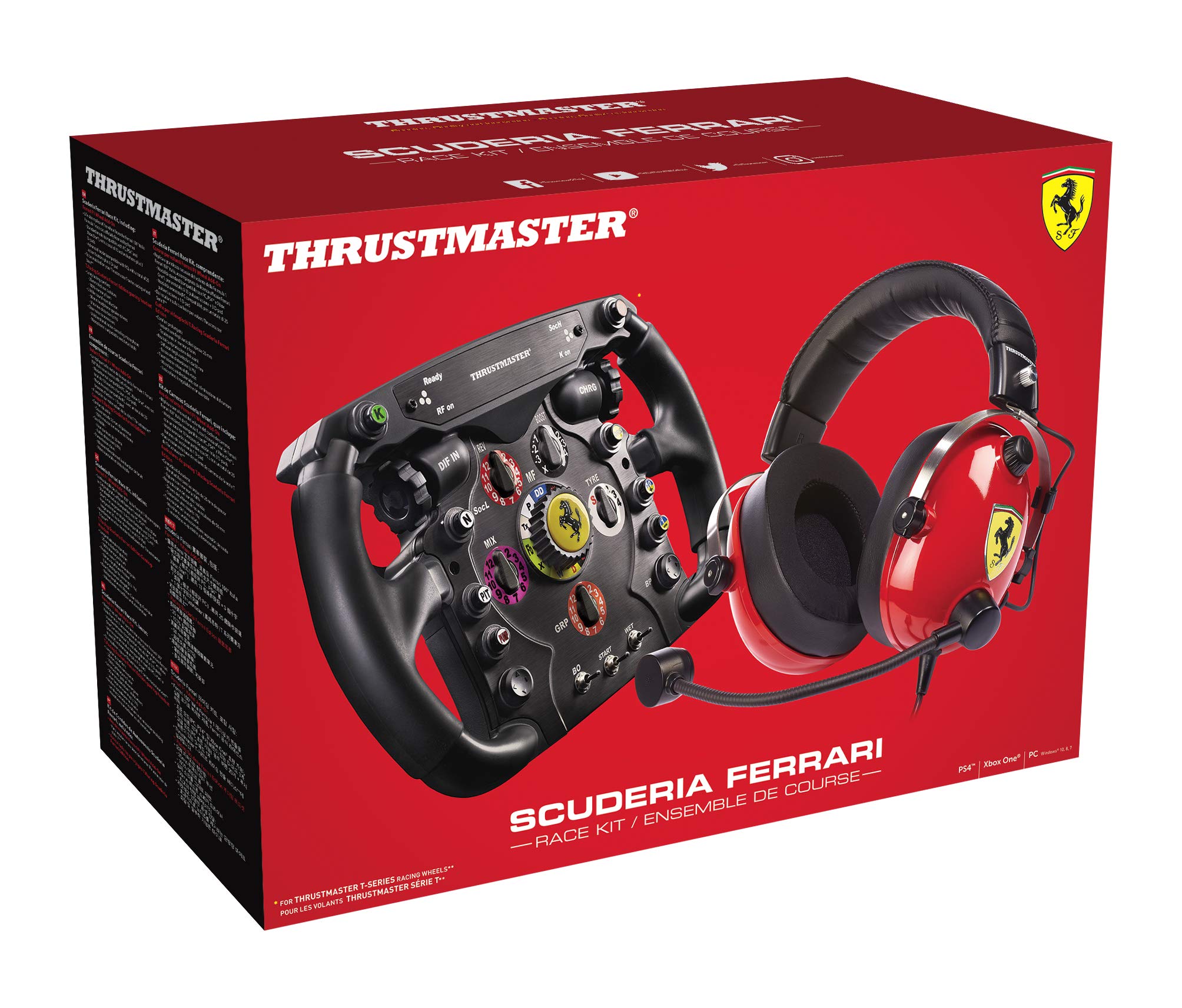 Thrustmaster SCUDERIA FERRARI F1 BUNDLE - Racing Wheel for PS4, PS5, X ...