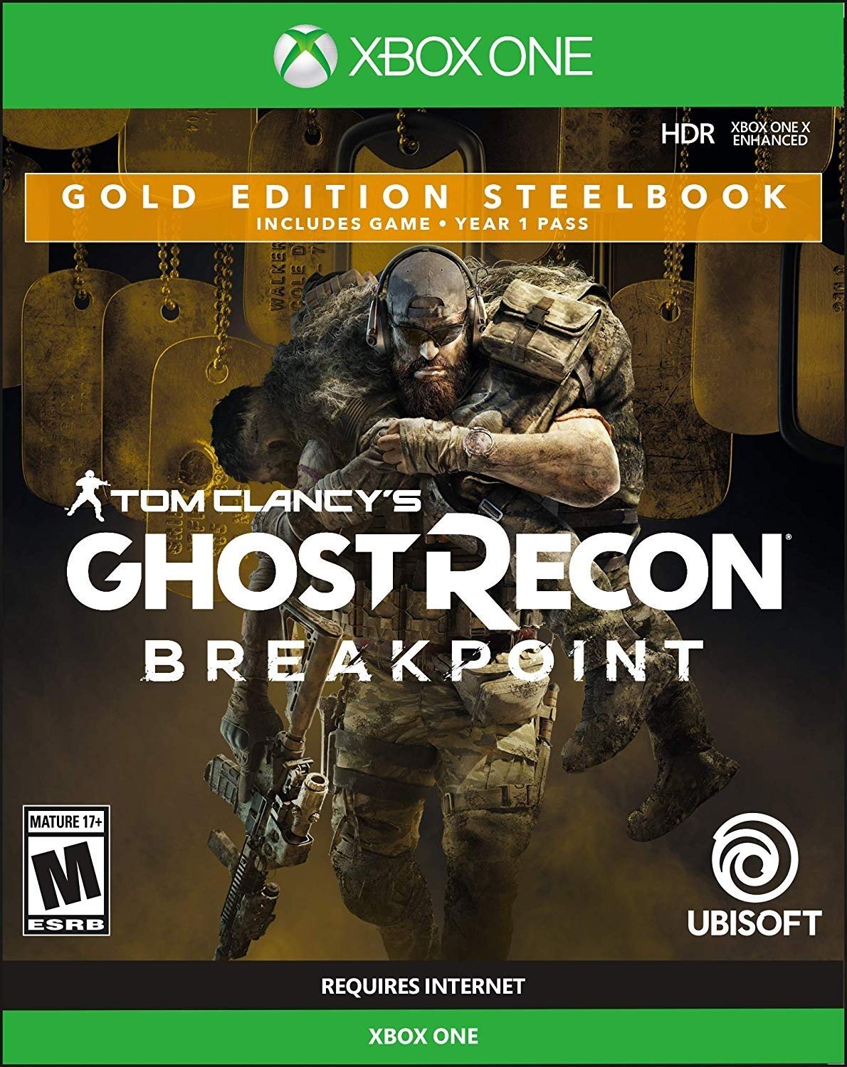 Tom Clancys Ghost Recon Breakpoint Steelbook Gold Edition - Xbox One