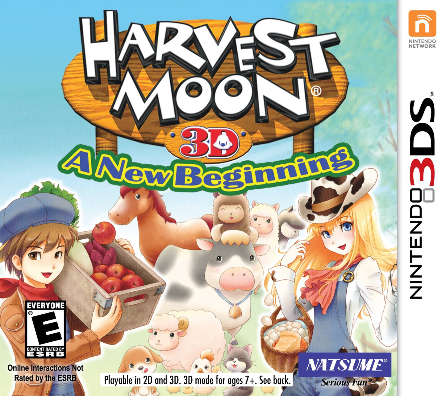 Solutions 2 Go Harvest Moon 3D: A New Beginning - Nintendo 3DS, Model 14007