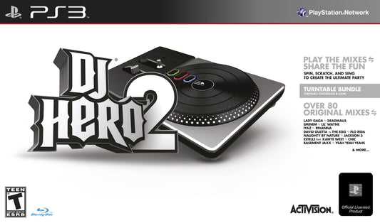 DJ Hero 2 Turntable Bundle - Playstation 3 (Renewed)