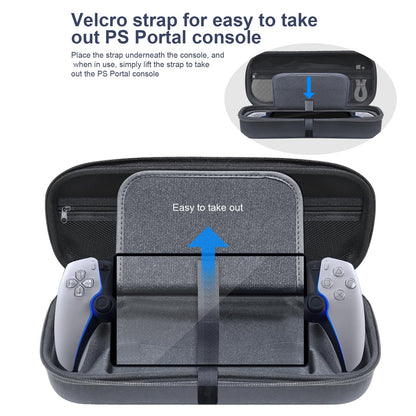 JOYTORN PS5 Portal Remote Carry Case - Hard Shell, Waterproof & Shockproof - Black, Model P5182-B