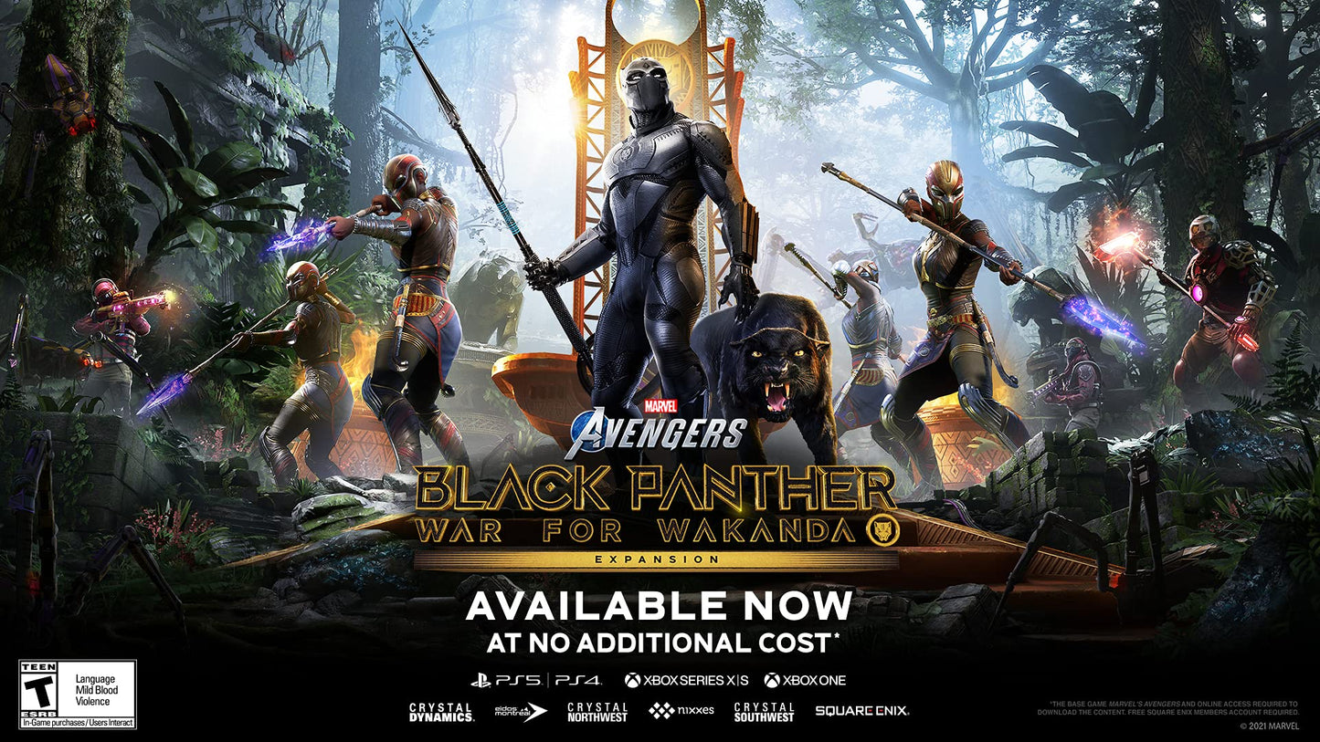Square Enix Marvel's Avengers PS4 Game - Free PS5 Upgrade, Avengers Color, Model 1120336