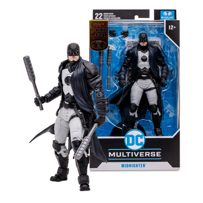 McFarlane Toys DC Multiverse Midnighter Figurine 18 cm - Black, Gold Label, Model MCF17126