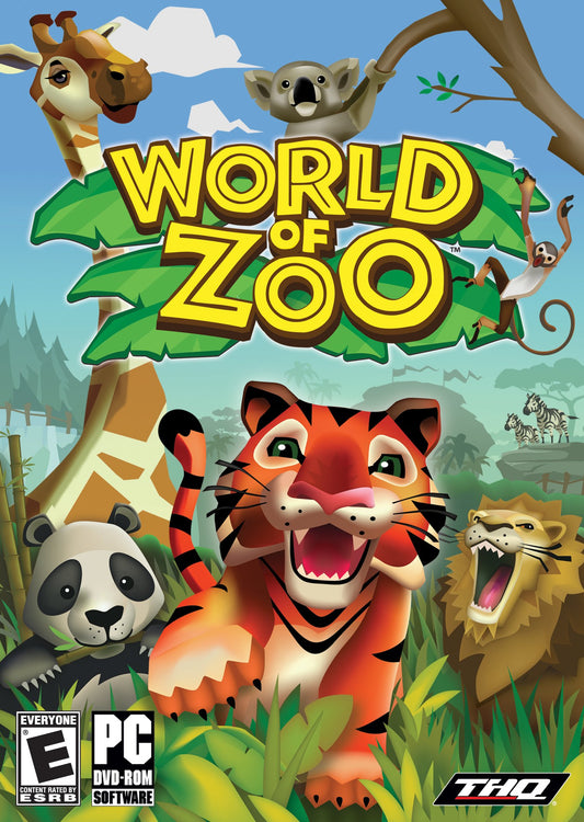 THQ World of Zoo - PC Game, Model 49431, Interactive Animal Simulation