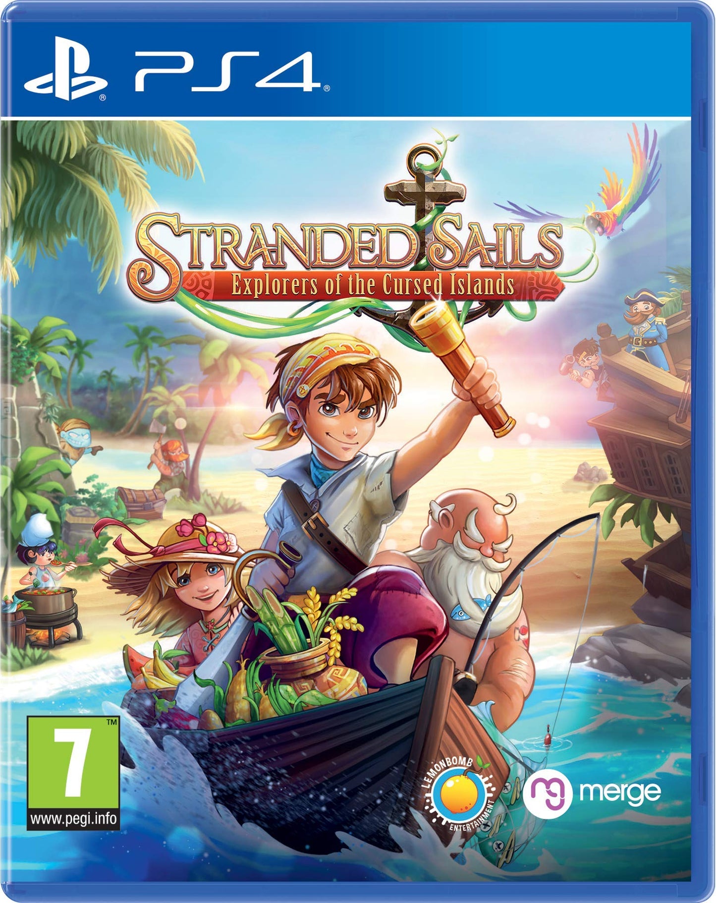 Merge Games Stranded Sails: Explorers Of The Cursed Islands PS4 - Adventure Game, Model 5060264374014