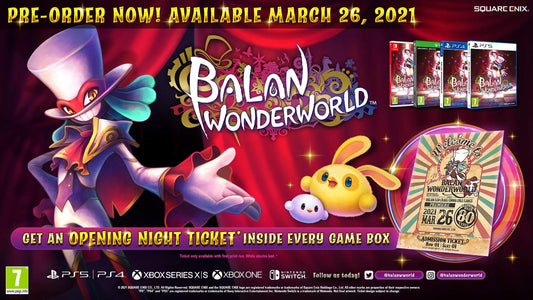 Square Enix Balan Wonderworld Game for PS4 - Model SQEA39.UK.22ST