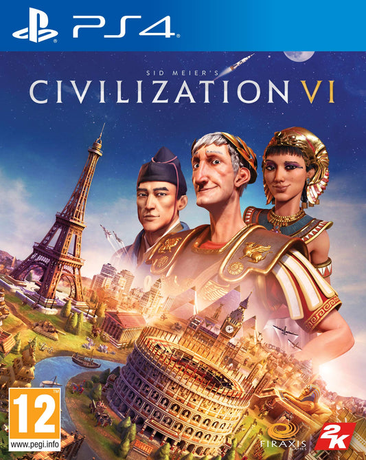 2K Games Civilization VI for PS4 - Model PS45667, Strategy Game, Engaging Gameplay