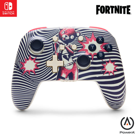 PowerA Wireless Controller for Nintendo Switch - Fortnite: Cuddle Team Leader  Switch Lite/Switch-OLED Model  Nintendo Switch 2  AA Battery Powered (Battery Included)  Bluetooth  Motion Controls  Officially Licensed