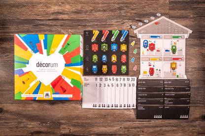 Floodgate Games Decorum Deluxe Edition Board Game - Large Multicolor Set