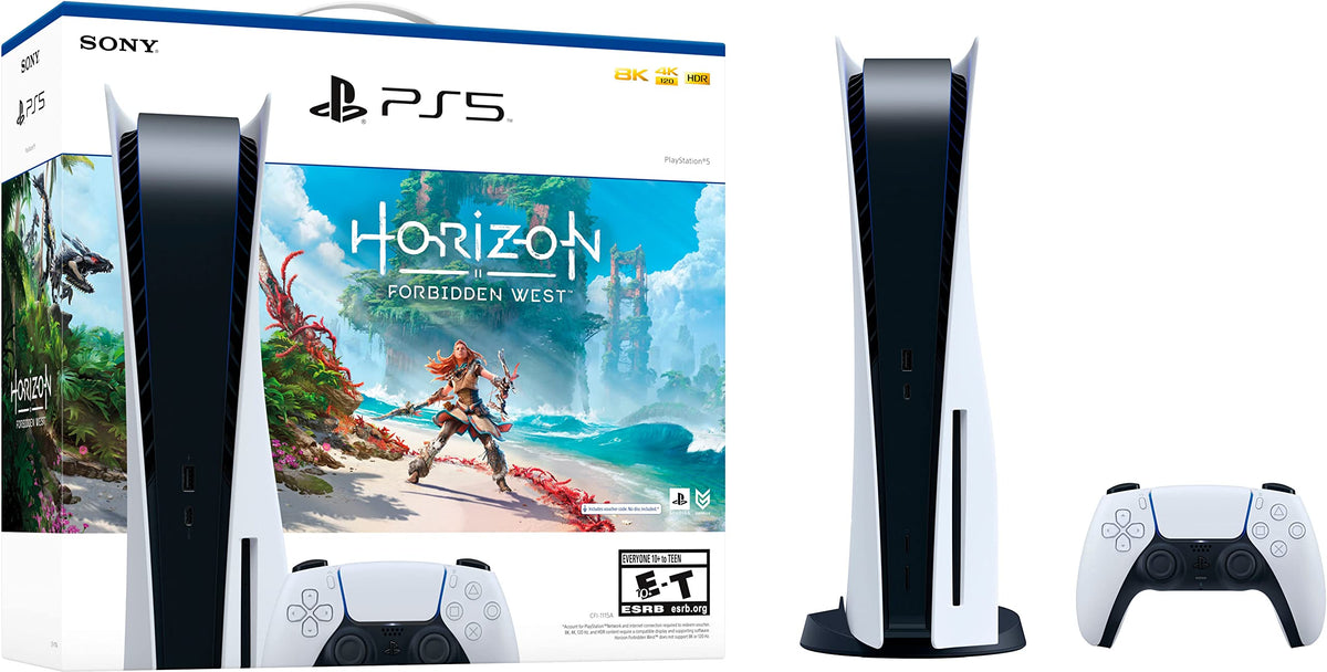 Playstation 5 Disc Version PS5 Console Horizon Forbidden West (refurbished)