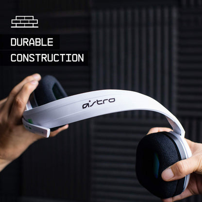 ASTRO Gaming A10 Wired Gaming Headset - Lightweight, Damage Resistant, 3.5mm Jack - One Size - White/Blue - Model 939-001845