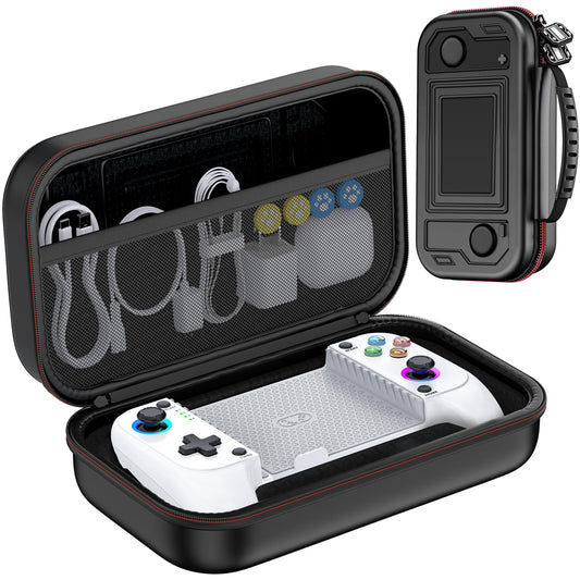 Mocagen MC1 Phone Game Controllers with Carrying Case Bundle for iPhone/Android with Led Light  Upgraded Joysticks  Turbo  Handheld Gaming Gamepad