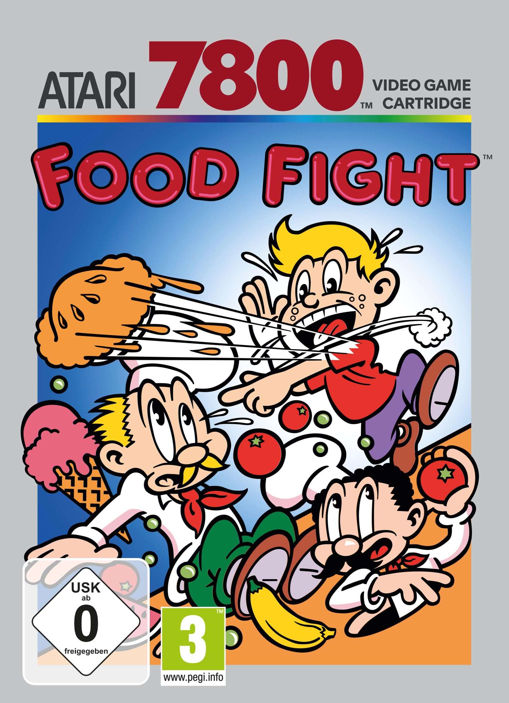 Food Fight (Atari 2600+  7800 Cartridge)