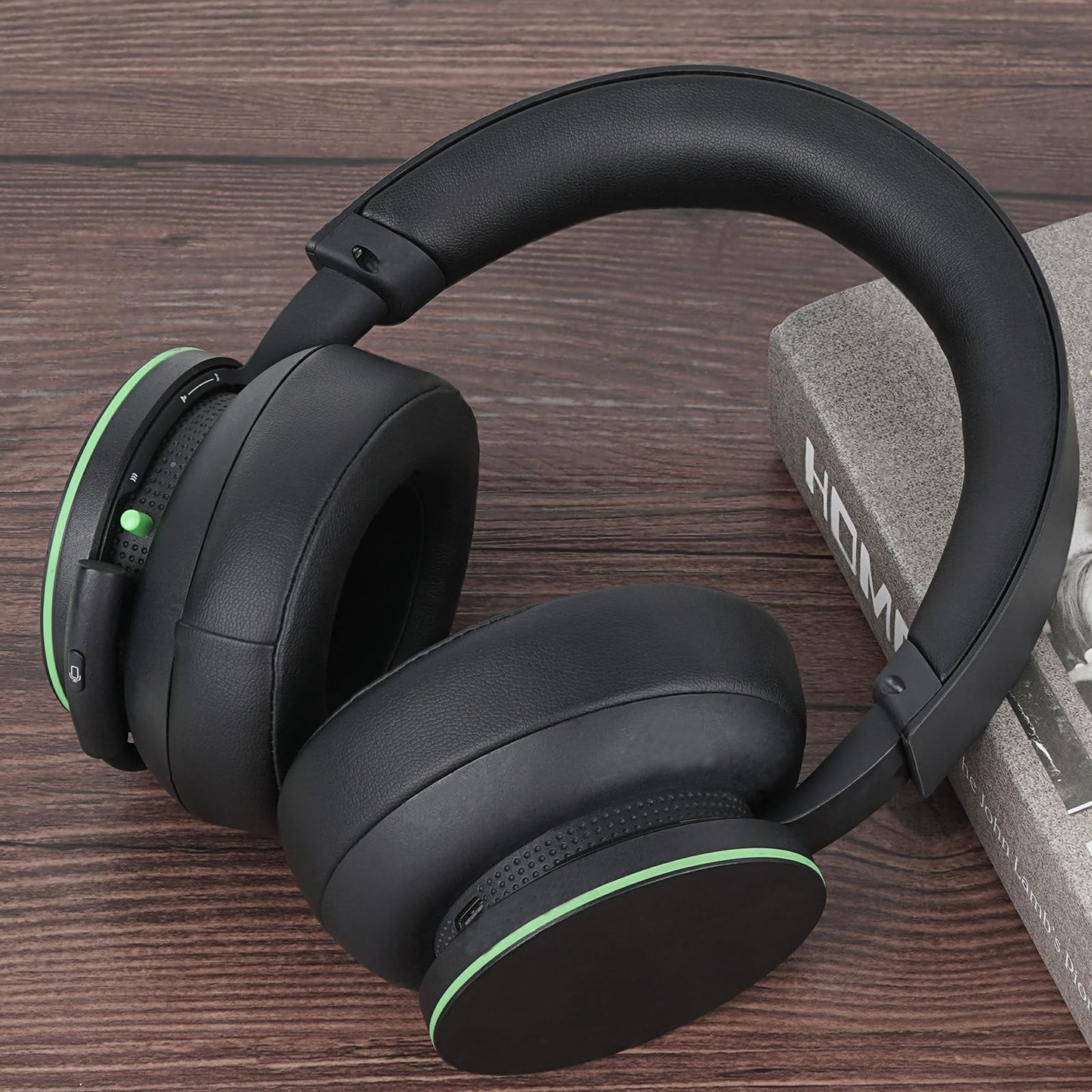 GEEKRIA Protein Leather Headband Pad for Xbox Headphones - Replacement Band, Black, Model PJZ283-01