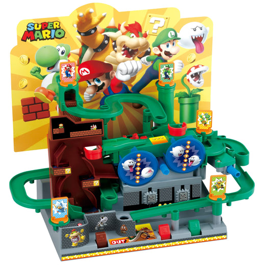 EPOCH Super Mario Adventure Game DX - Tabletop SReduce and Action Game with Collectible Action Figures
