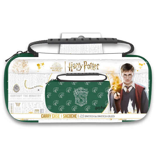 Freaks and Geeks Wizarding World Harry Potter 299253b Slim Case for Nintendo Switch, Slytherin, Green, Green, 27*12.5*4cm, green
