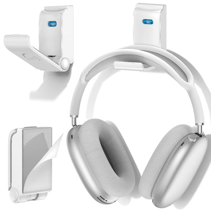 Kosker Headphone Stand Wall Mount, Gaming Headset Hook Hanger, White, 1 Pack, Essential Video Game Accessories for Office & Home