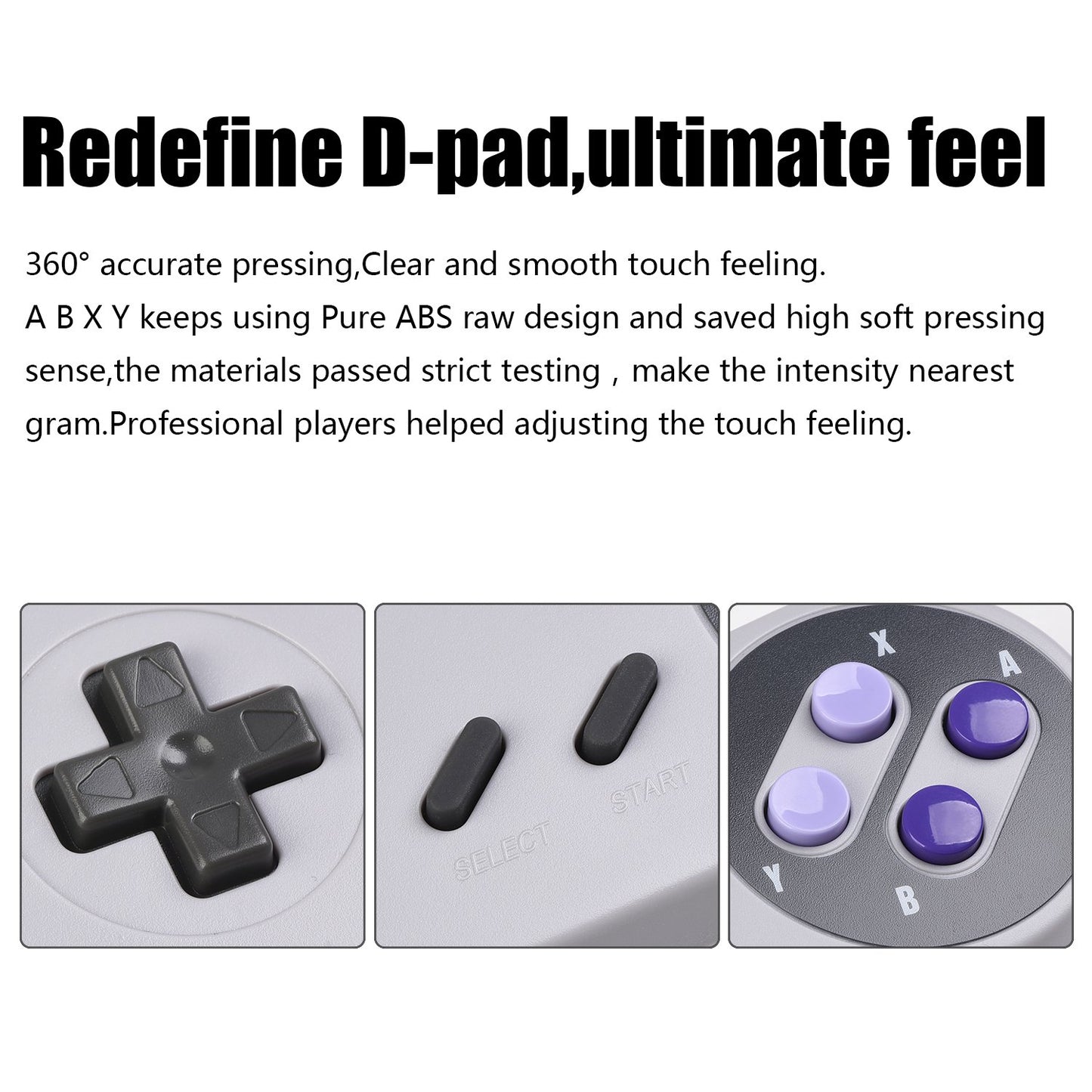KIWITATA SNES USB Controller for PC & Mac - 2 Pack Grey/Purple - Retro Gaming, Model K-Y-D002-024-KI