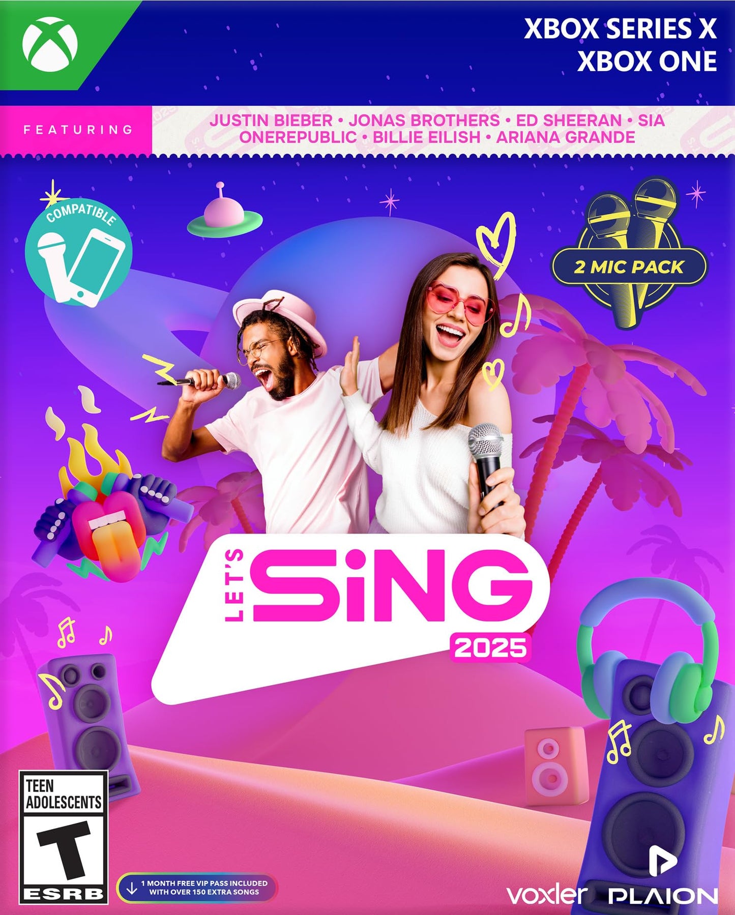 Deep Silver Let's Sing 2025 - Xbox Series X (2 Mic Bundle)