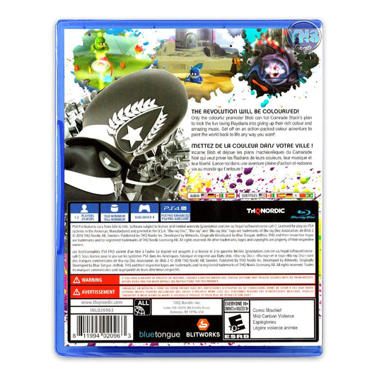 THQ Nordic De Blob 2 for PlayStation 4 - Model 20963, Action-Adventure Game