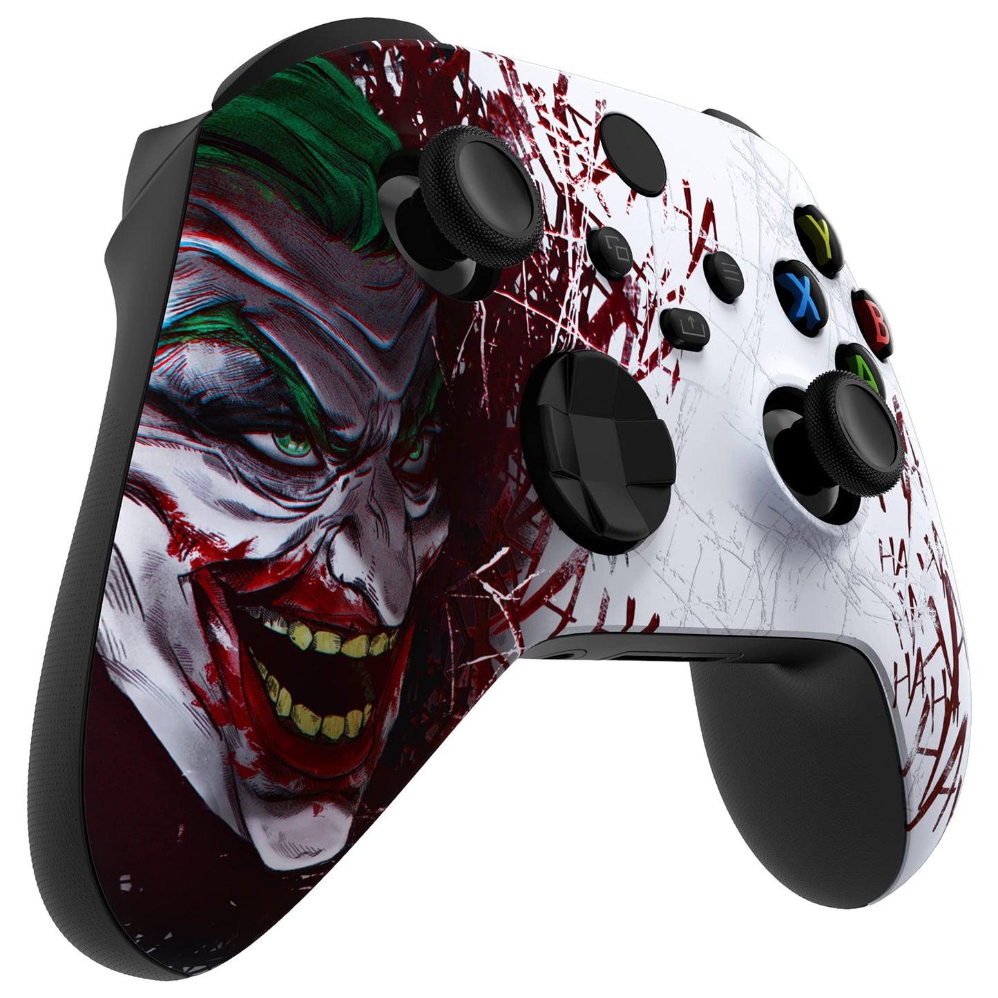 eXtremeRate Xbox Series X/S Controller Front Housing Shell - Clown HAHAHA Pattern, Custom Cover Faceplate, Model FX3T140