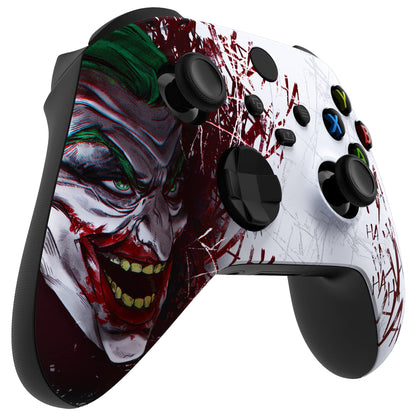 eXtremeRate Xbox Series X/S Controller Front Housing Shell - Clown HAHAHA Pattern, Custom Cover Faceplate, Model FX3T140