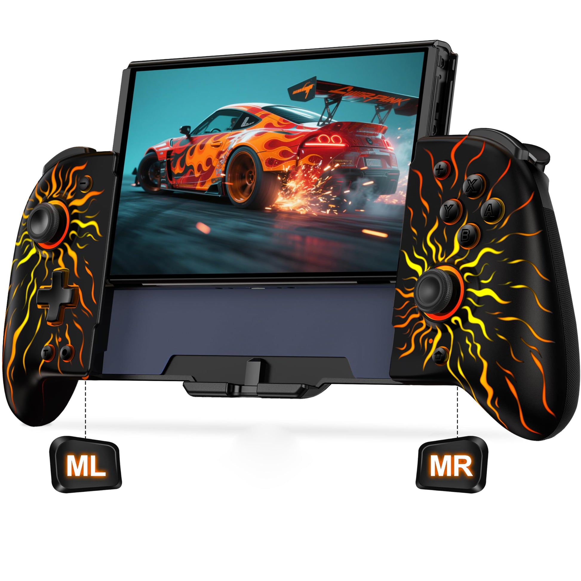 LIFUFUTEE Switch Controllers  Wireless Switch Pro Controller Replacement for Nintendo Switch Controller/OLED  Hall Effect One-Piece Joypad Controller with Programmable/Dual Vibration/Turbo/Wakeup