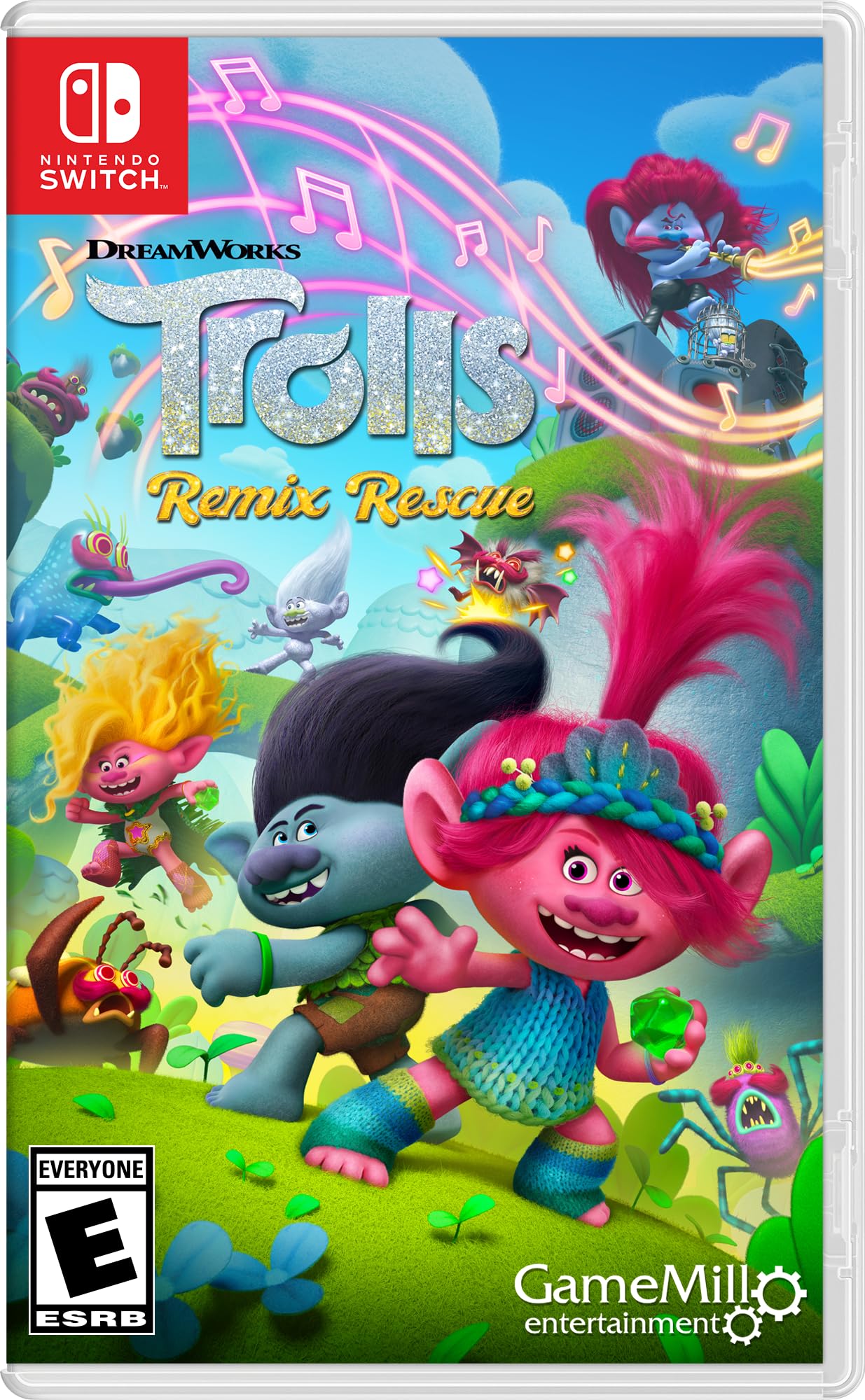 Game Mill Trolls Remix Rescue - Nintendo Switch Game, Model SLTG66061SWI