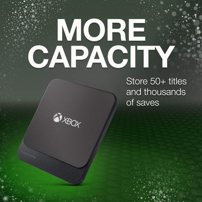 Seagate Game Drive for Xbox 1TB SSD - Portable USB 3.0, Black, Includes 2 Month Xbox Game Pass, Model STHB1000401
