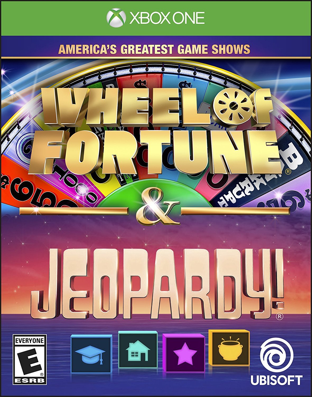 Americas Greatest Game Shows: Wheel of Fortune & Jeopardy - Xbox One Standard Edition (Renewed)