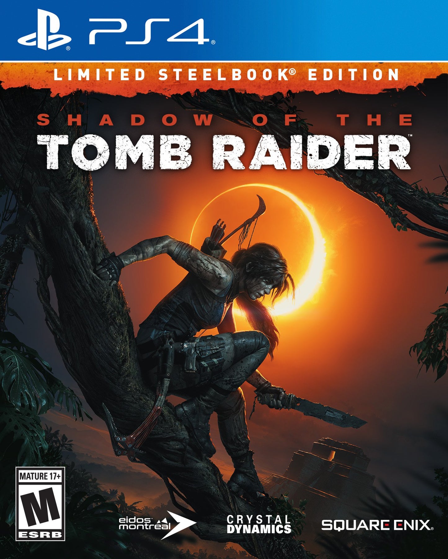 Square Enix Shadow of the Tomb Raider Limited Steelbook Edition - PlayStation 4, Model 92089