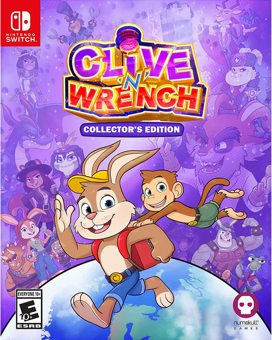 Numskull Clive N Wrench Collectors Edition Nintendo Switch Game, Model GQT716303SWI