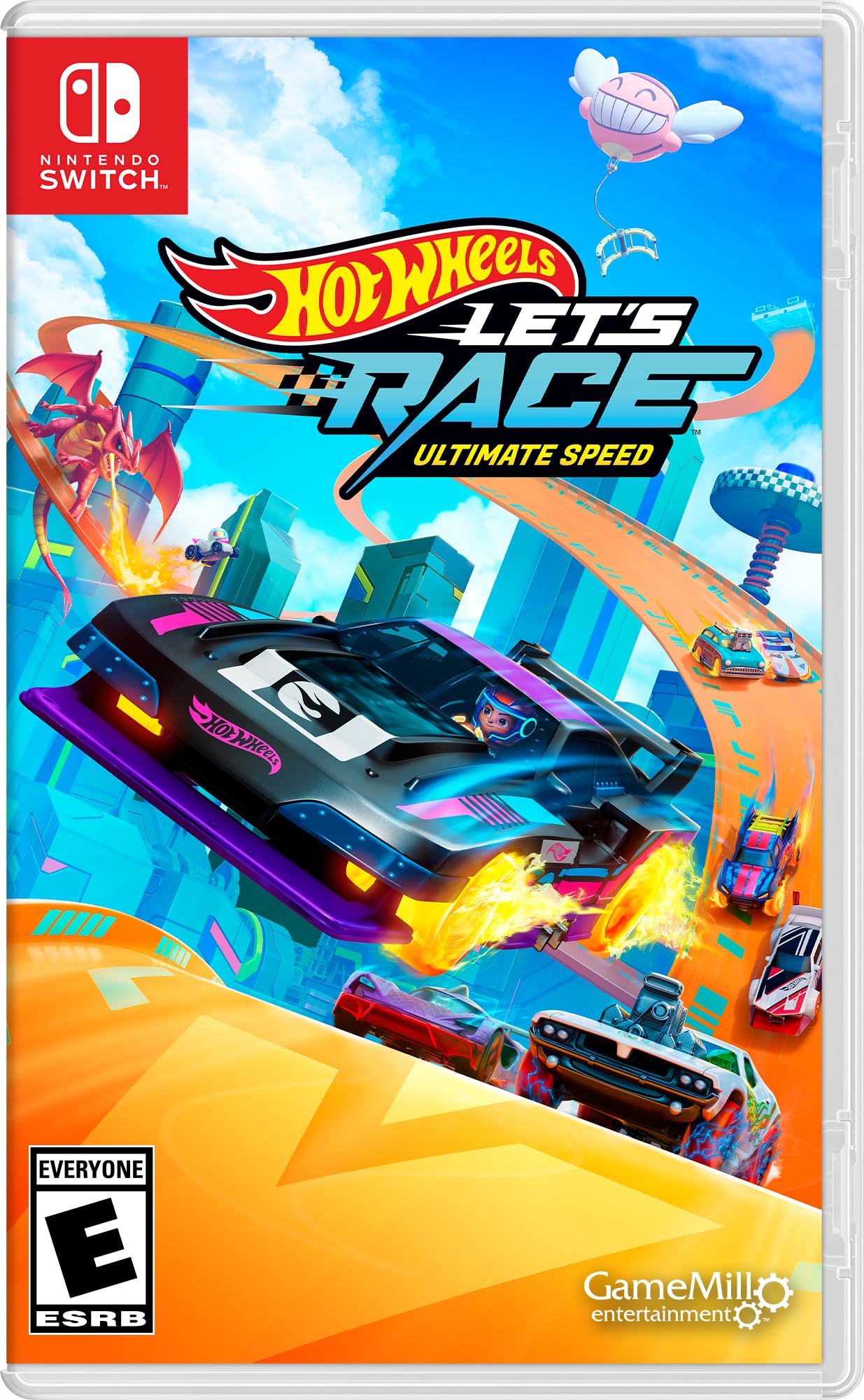 Game Mill Hot Wheels Lets Race Ultimate Speed Game - Nintendo Switch, Model GMML66180SWI