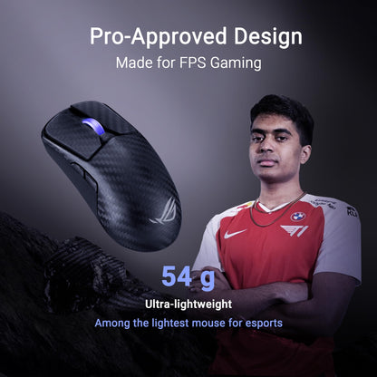 ASUS ROG Harpe Ace Extreme Wireless Gaming Mouse - 47g, Tri-Mode, 42K DPI, Black