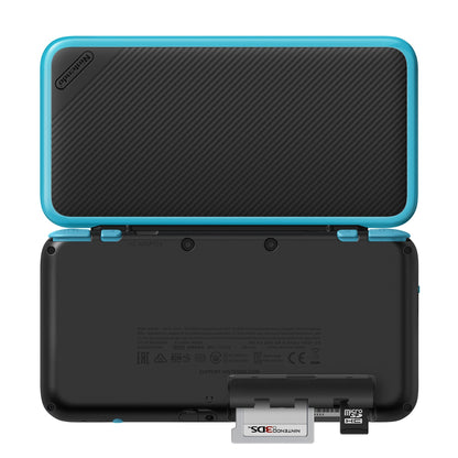 Nintendo 2DS XL - Black + Turquoise - Mario Kart 7 Pre-installed - Model JANSBADB
