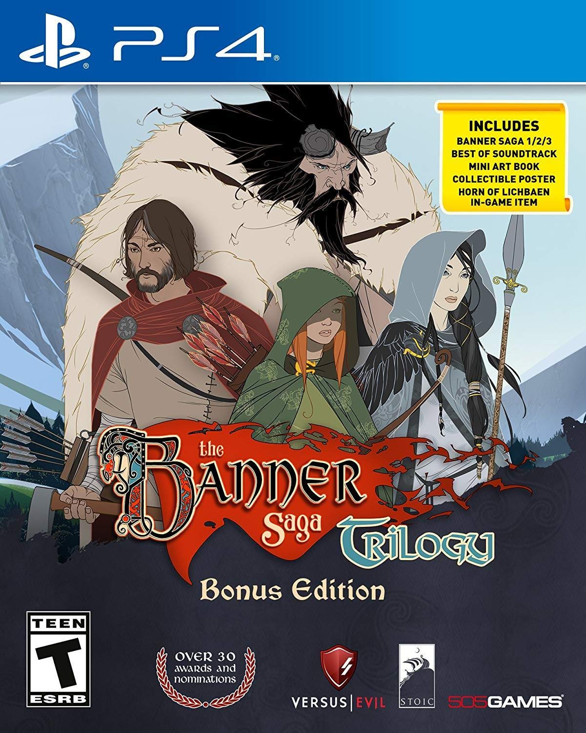 505 Games The Banner Saga Collection Bonus Edition PS4 - PlayStation 4, Model 812872019567