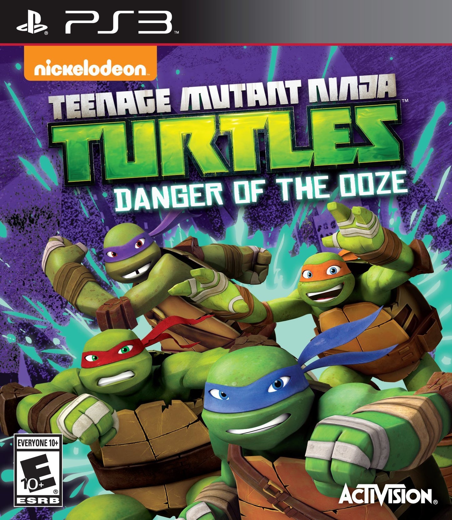 ACTIVISION Teenage Mutant Ninja Turtles: Danger of the OOZE - PS3 Game, Model 047875770393