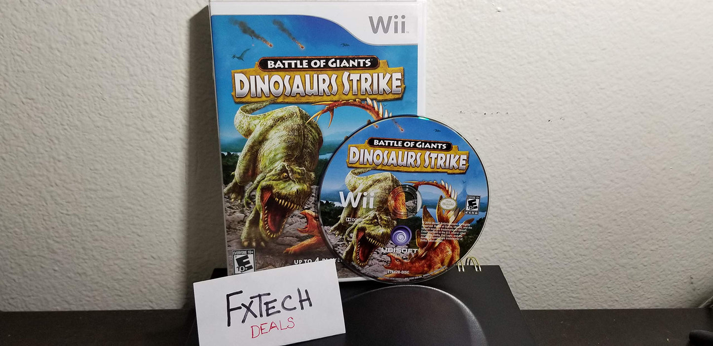 Ubisoft Battle of Giants Dinosaur Strike - Nintendo Wii Game, One Size, One Color, Model 008888176428
